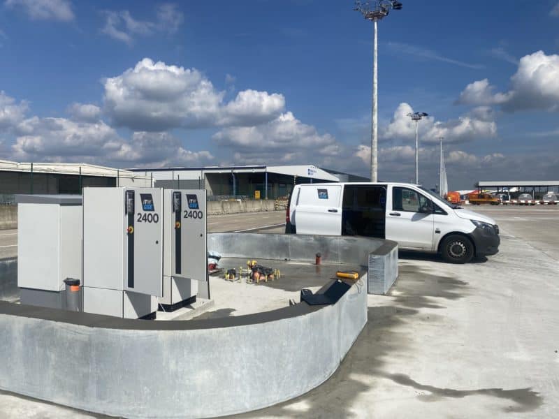 Zaventem cargo zone, Belgium – ITW GSE 2400 Compact GPU
