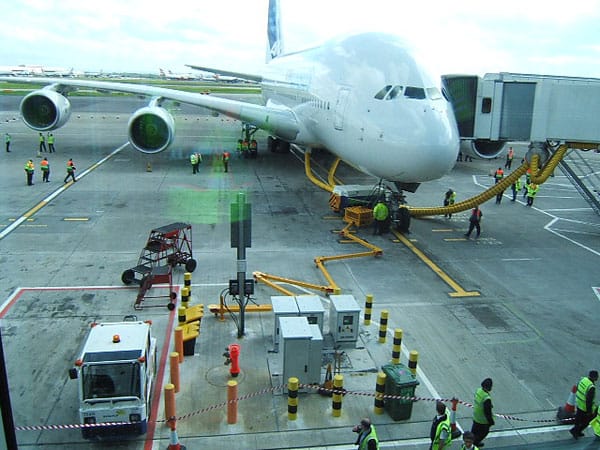 A380 at Landon Heathrow