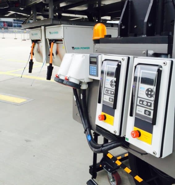 Two AXA Power Coils with common User Interface in Riga Airport