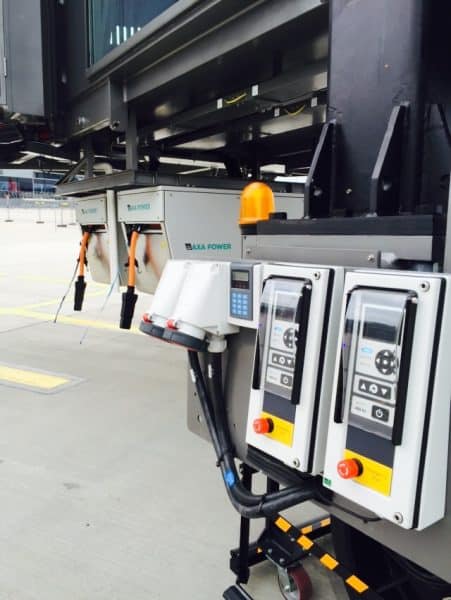 Two AXA 2400 Power Coils with common ITW GSE User Interface in Riga Airport