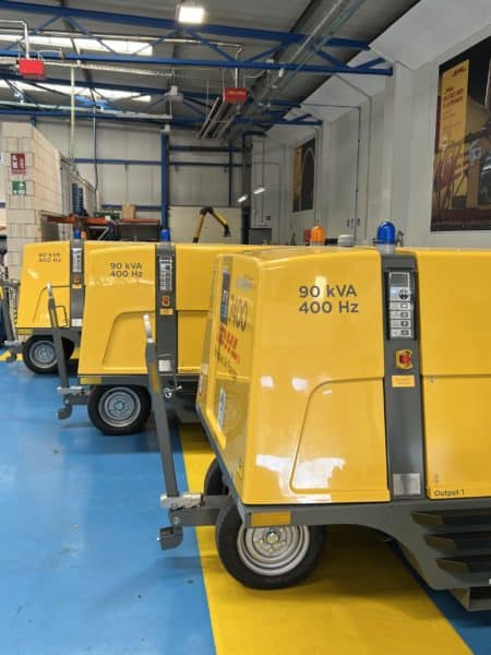 DHL coloured ITW GSE 7400 eGPUs