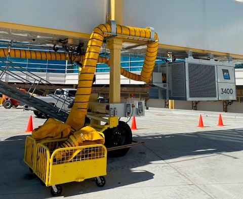 itw gse aviation hose in reagan airport usa