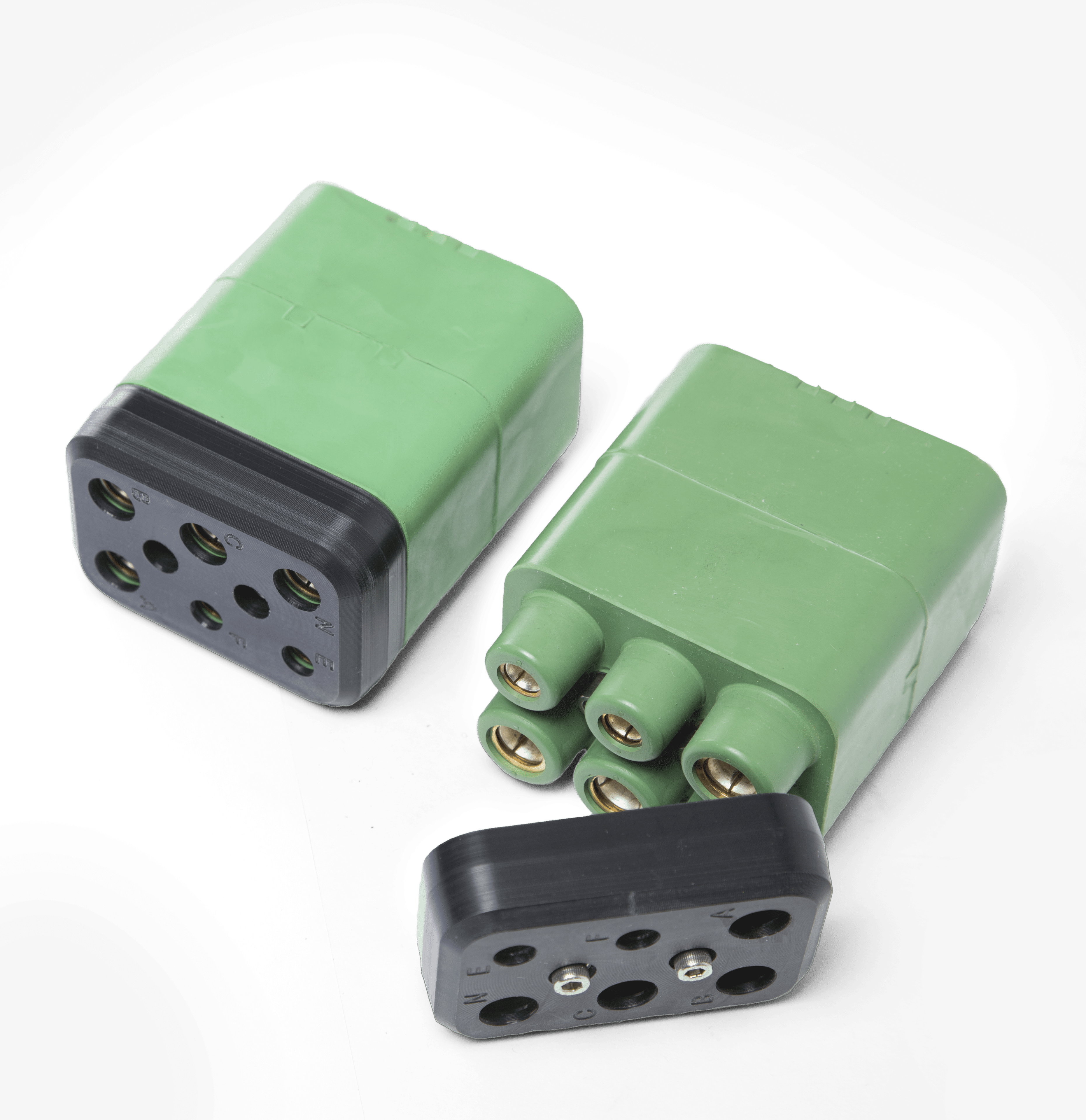 green replacement nose with thermgard and abrasion cap