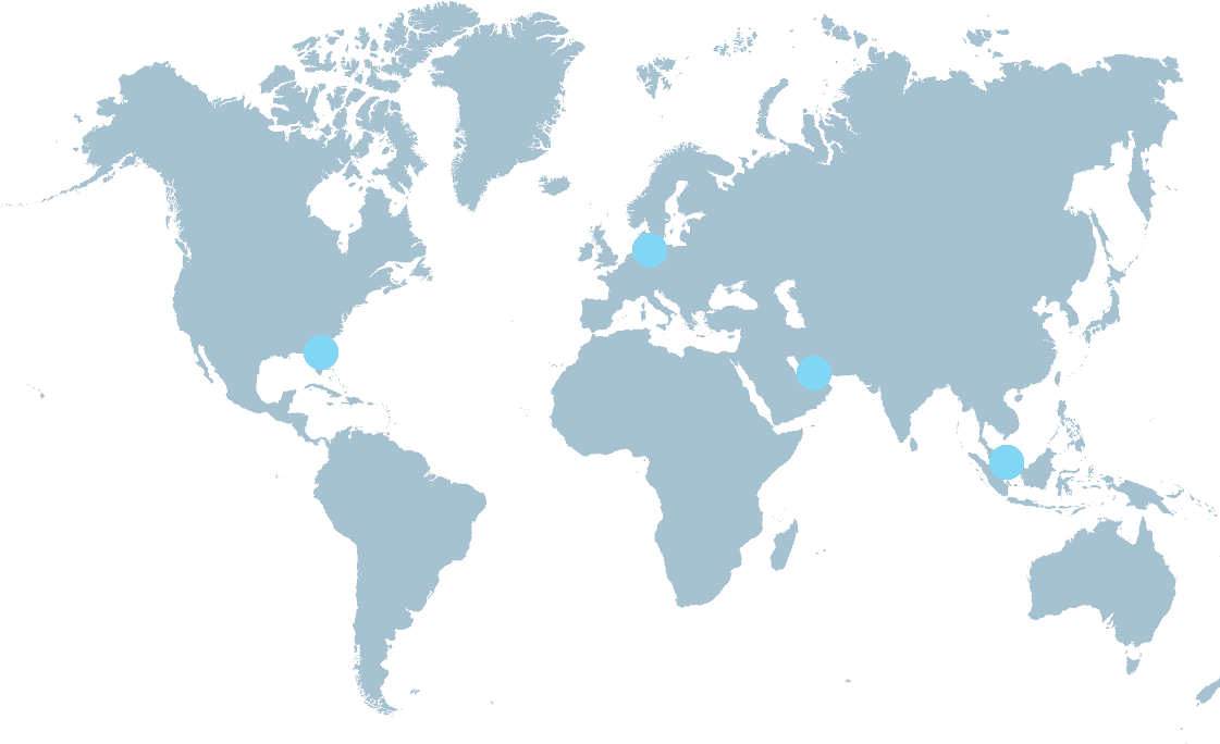 world map of itw gse locations